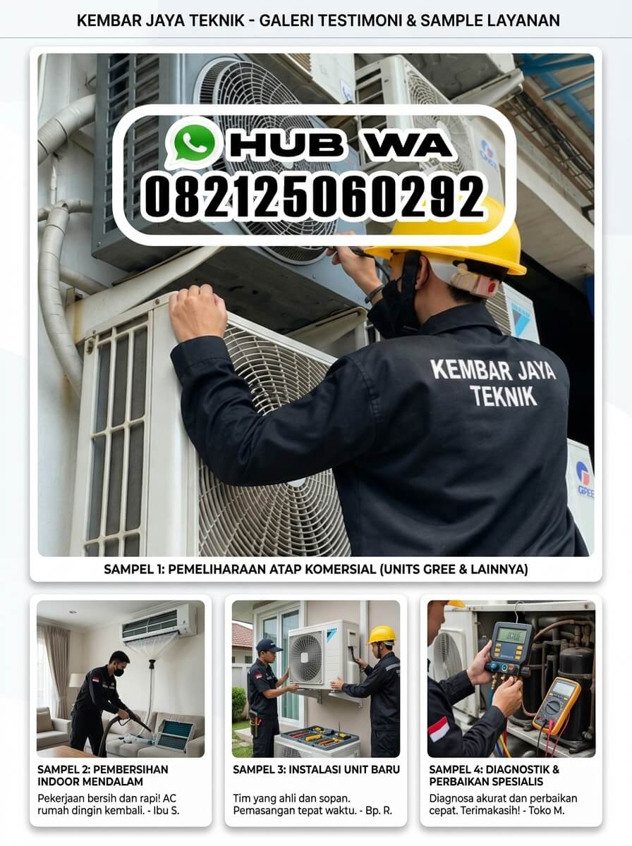 Pemasangan AC Baru Kembar Jaya